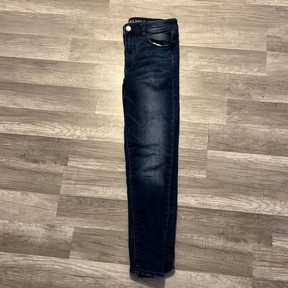 Dark blue/washed skinny jeans - Picture 1 of 3